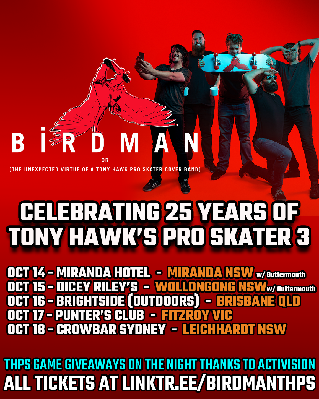 birdman thps tour