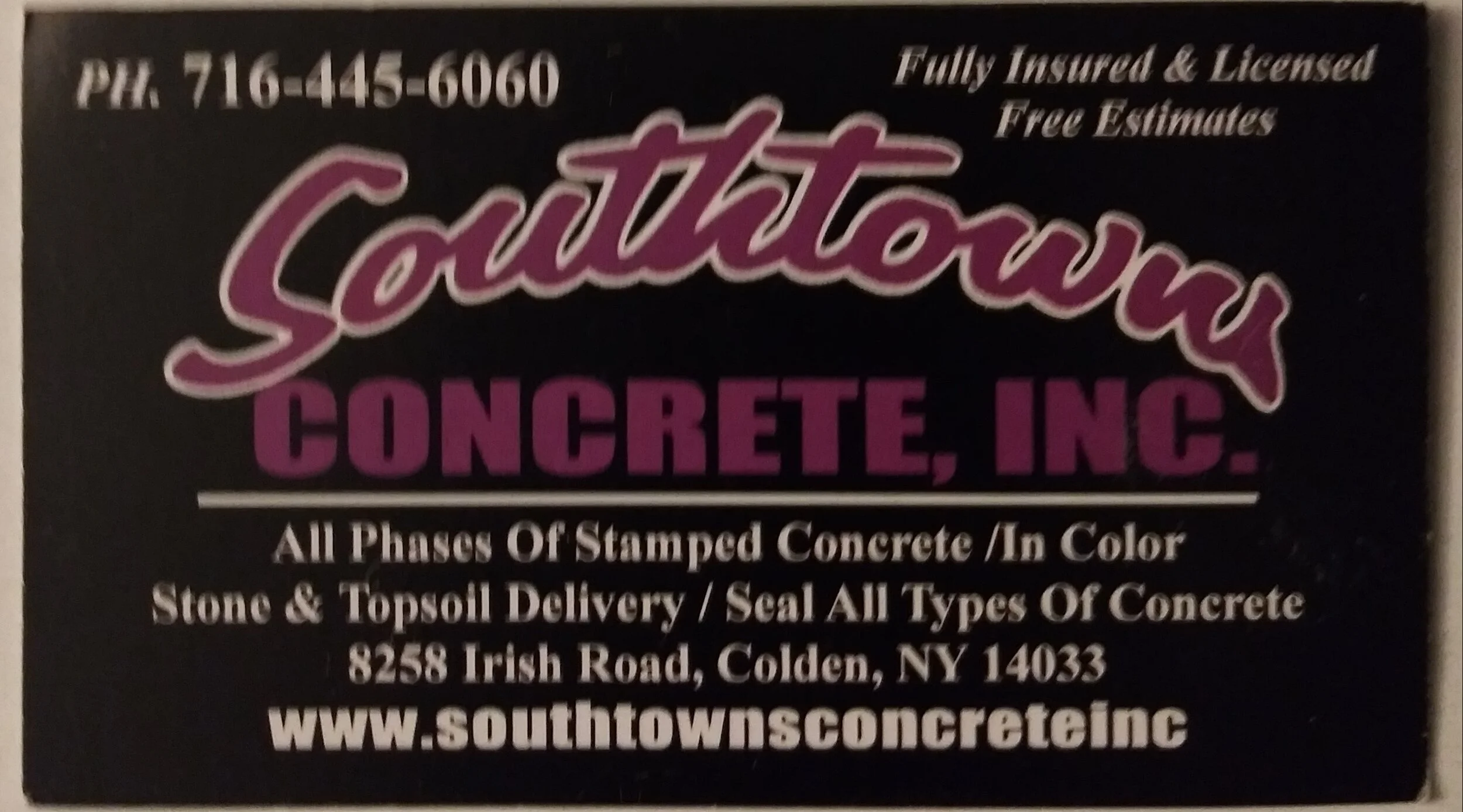 Member's Businesses — Big Timers Club Calendar