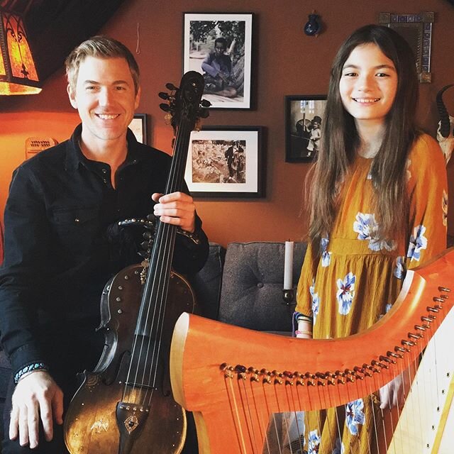 Live stream #3 Saturday at 11am PST 9 pm Istanbul. Special guest: my daughter Lilah! #cello #adamhurst #worldcello