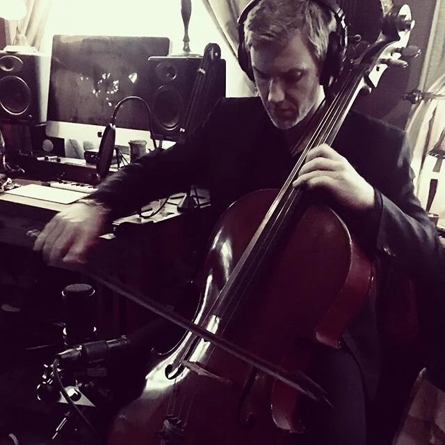 Recording in studio quarantine #adamhurst #cello #worldcello