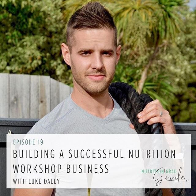 @lukedaley_nutritionist is a registered nutritionist and personal trainer doing impressive things in the health industry! Between running regular workshops in schools, hosting seminars and lecturing for universities, Luke and his wife Carly have grow