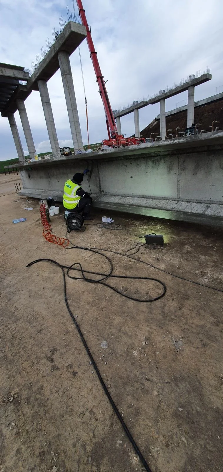 Инжектиране на мостова греда за структурно възстановяване