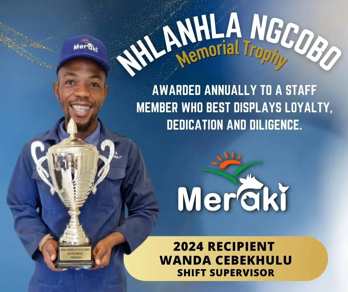 Congratulations to Wanda Cebekhulu on being the first recipient of the Nhlanhla Ngcobo Memorial Trophy. Keep on soaring Wanda!