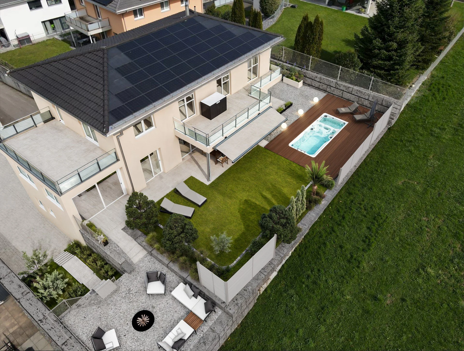 EINFAMILIENHAUS FÜR EXKLUSIVE ANSPRÜCHE | Mit Jacuzzi-Pool an bevorzugter Lage
