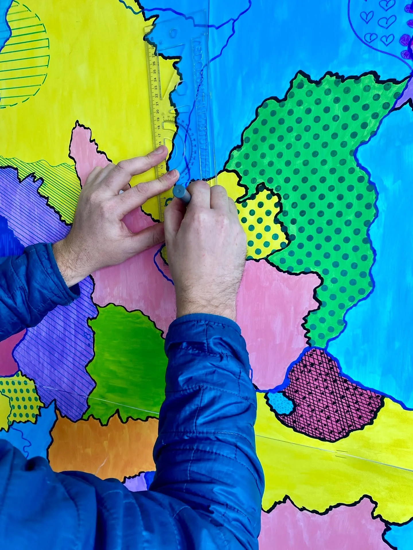 Only about 4 months late, I&rsquo;ve written up an account of the collaborative art project I did this May during the five fascinating days of @openupsheffield. 

Click the link in my bio or head to jessghost.com to find out how pre- and post-WW1 map