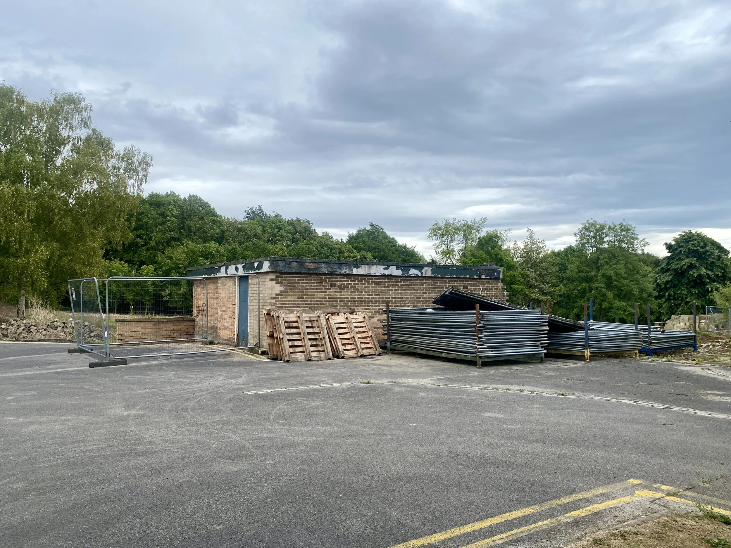  The last, small section of part of the dining hall. 