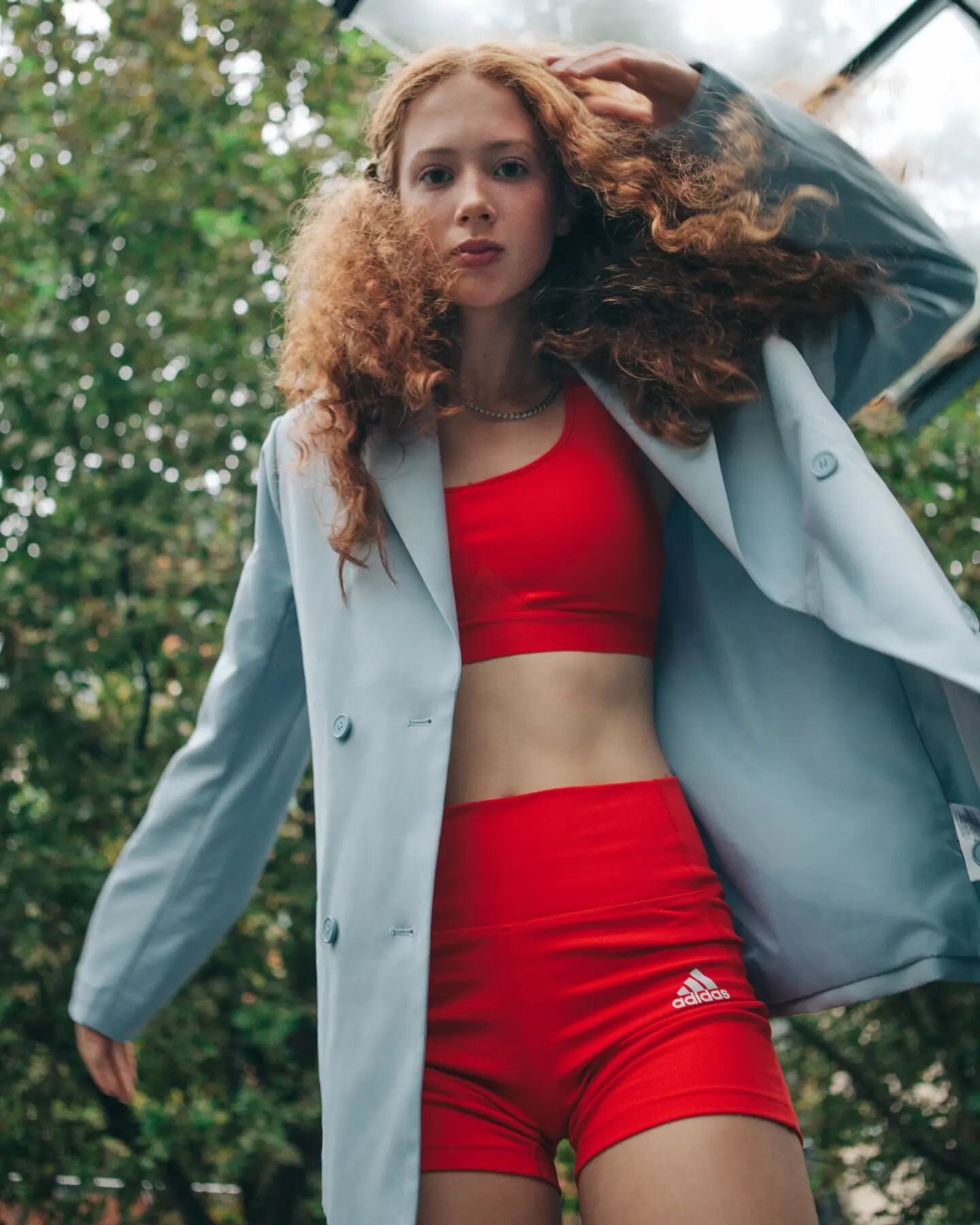 Shoot and styled by me
Model @luccy.r at @chadwickmodels 
Makeup @leahmercermua
&bull;
Hair Clip @elkthelabel 
Blazer @reebokau
Necklace @shopfatkat 
Top &amp; Bike Shorts @adidasau
Thanks to @electriccollectivepr for sending the samples