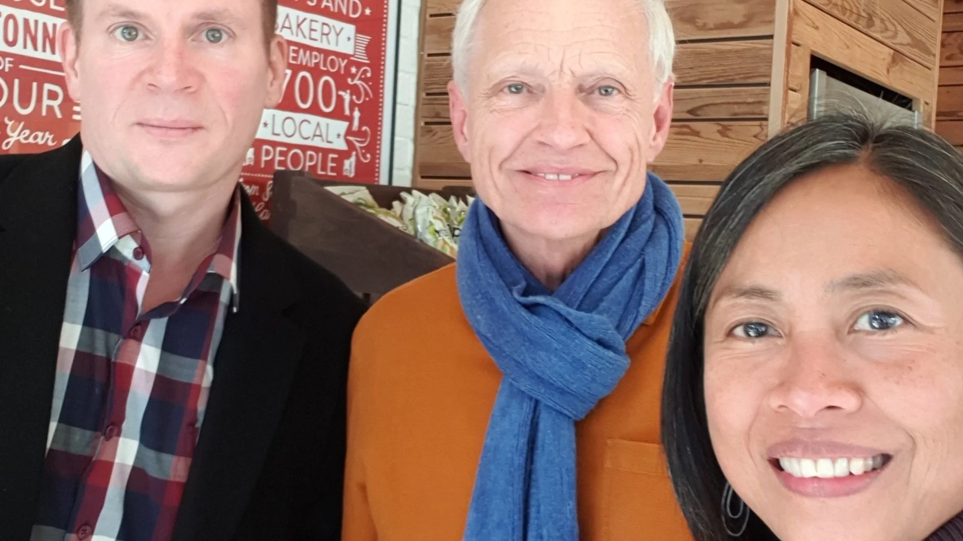 Together years ago on Doulos, it was good to meet and catch up over a meal with our friend Jason Mandryk, editor of Operation World