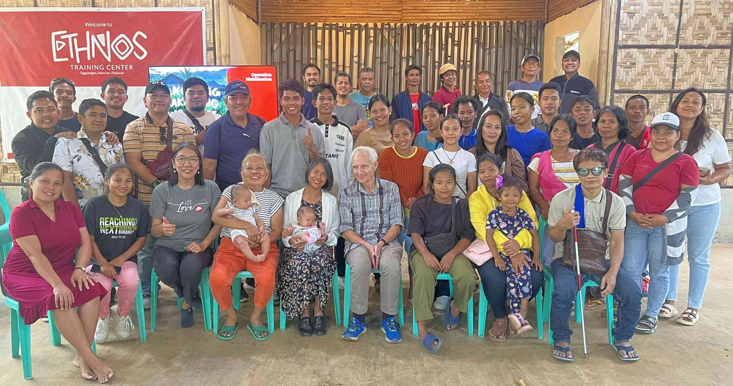 A glorious day in the Word in the bush with pastors, tribal leaders and the ‘Ethnos’ team