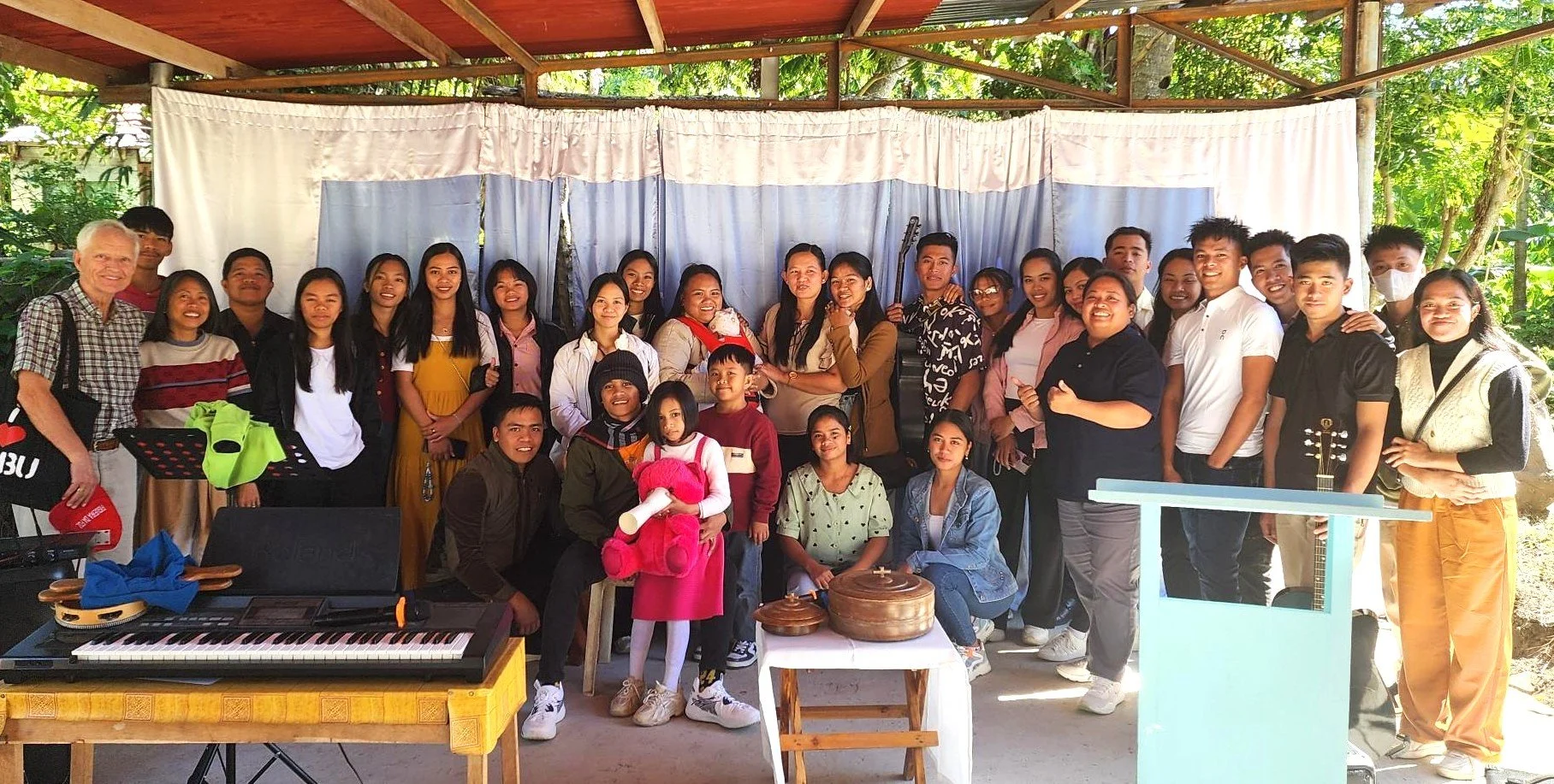 I was asked to speak at a Sunday service in a new AMEN partner church building in Batanes