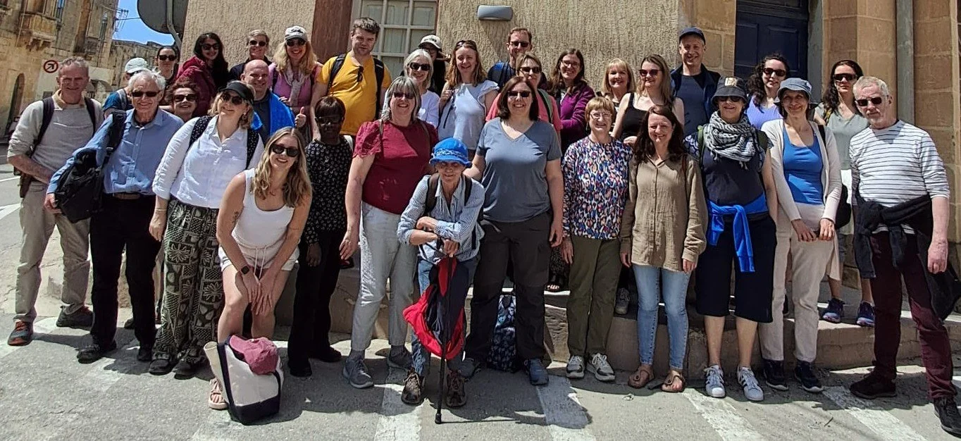 Oak Hall guests in Malta where each evening over Easter week we looked at Christ’s passion