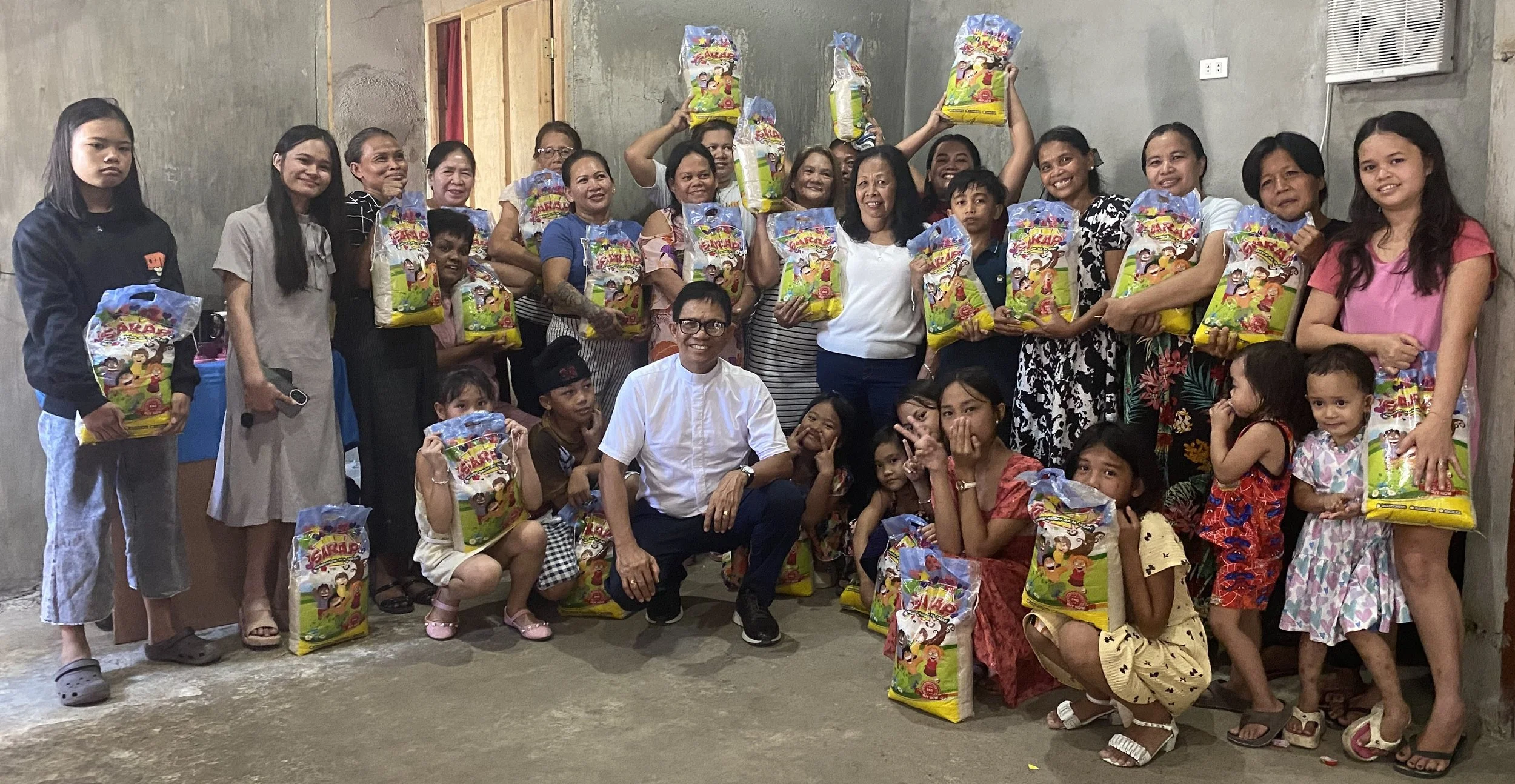 AMEN was able to provide funds to rebuild 7 houses destroyed in a typhoon via Winston, a partner   