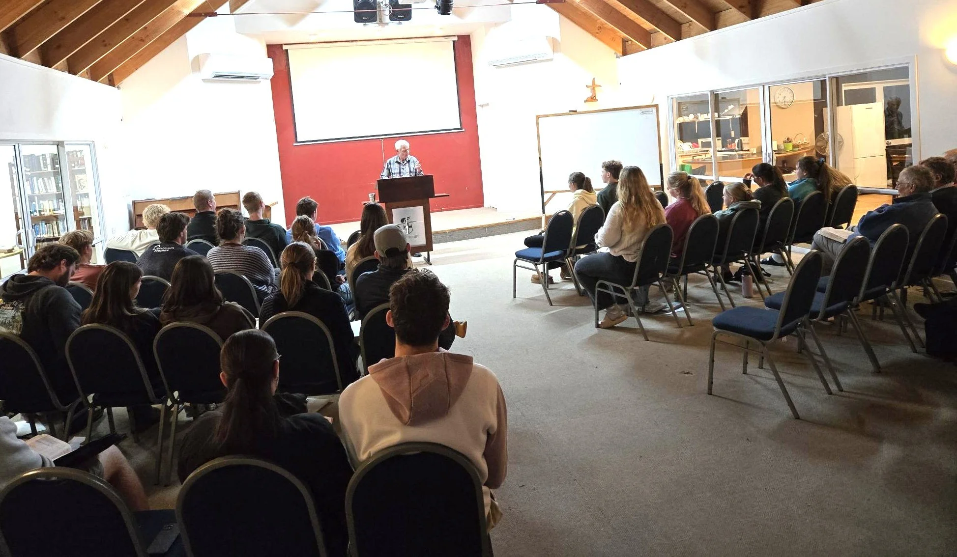 The ‘open lecture’ on Monday night at Capernwray Bible School