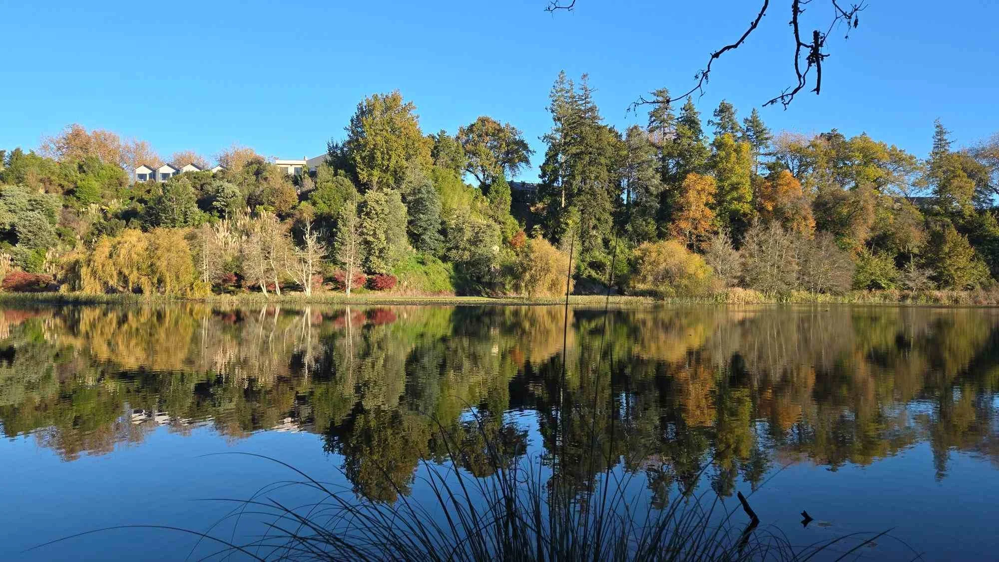 The ‘hidden lake’ was hard to find but well worth the search