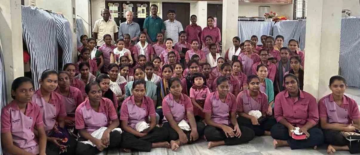 Nurses in a Christian hospital - we were invited to teach over four days