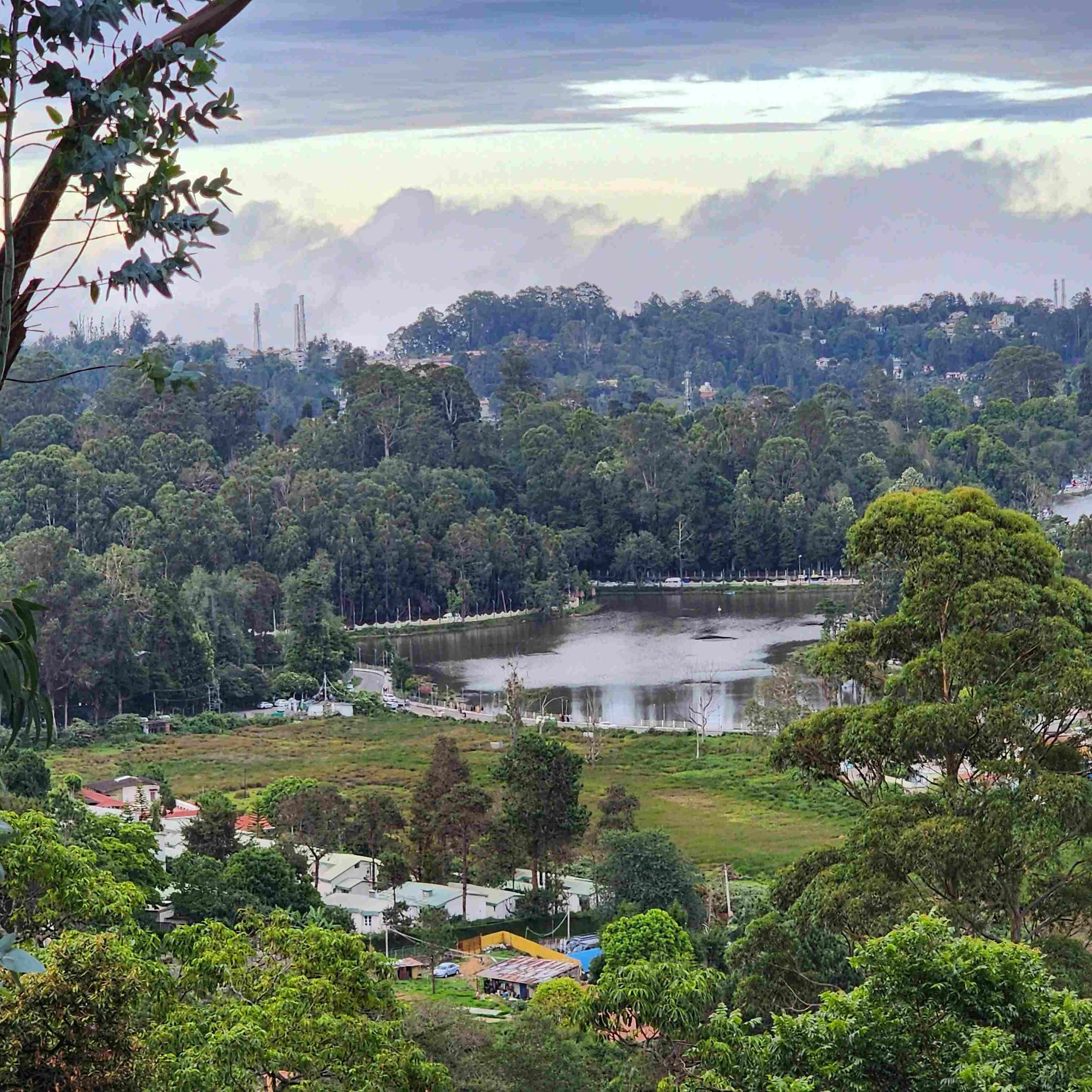 Exquisite view of a lush, developed area in south Asia