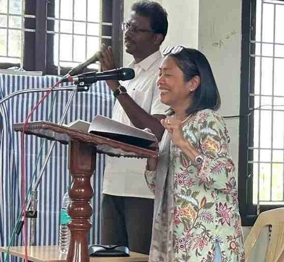 Malou translated by Santhosh, our special friend