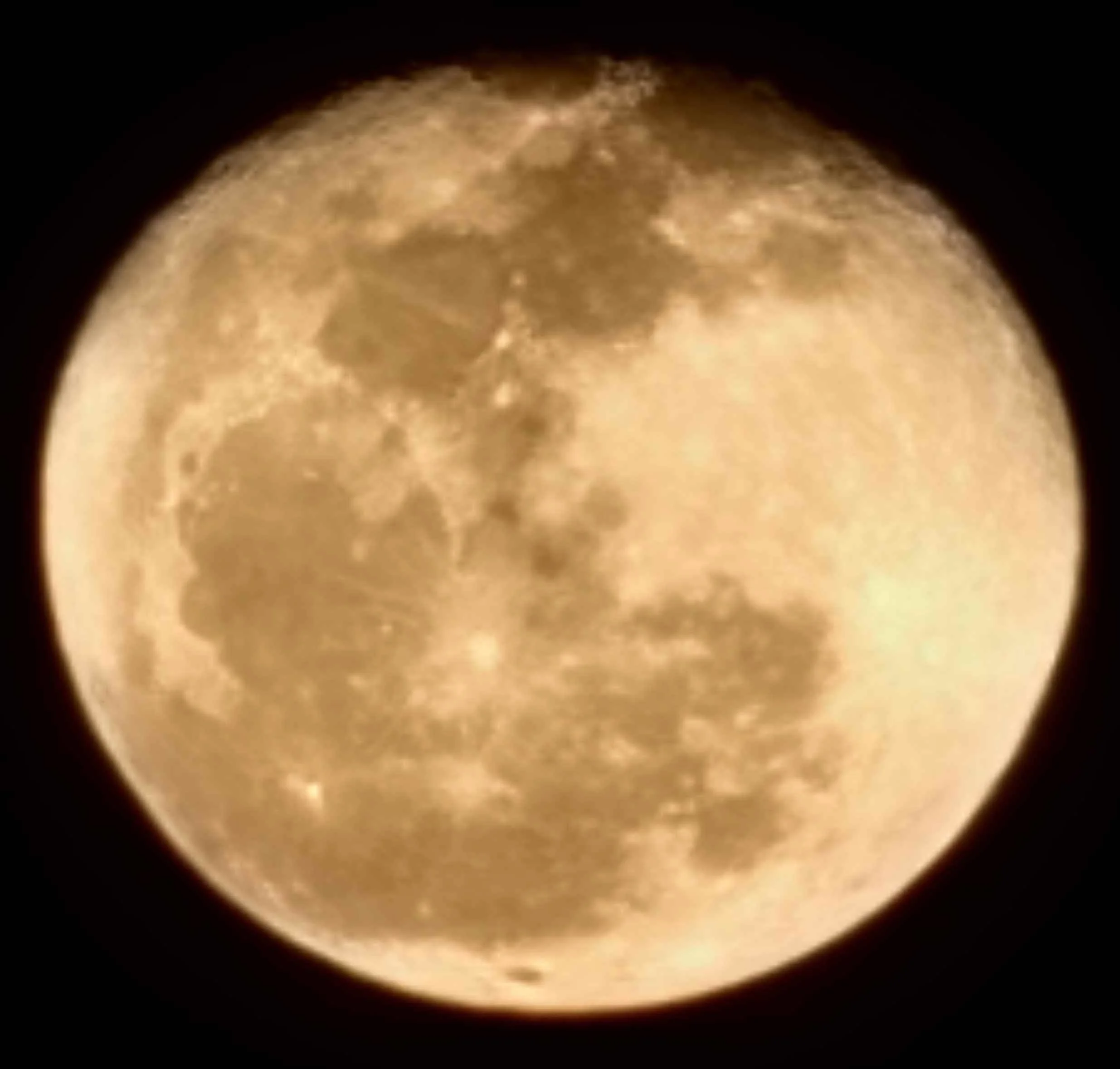 Moon photo taken with my mobile phone in south Asia
