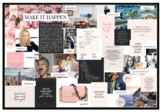 THE BEST WAY IS THE VISION BOARD  Vision board examples, Creative