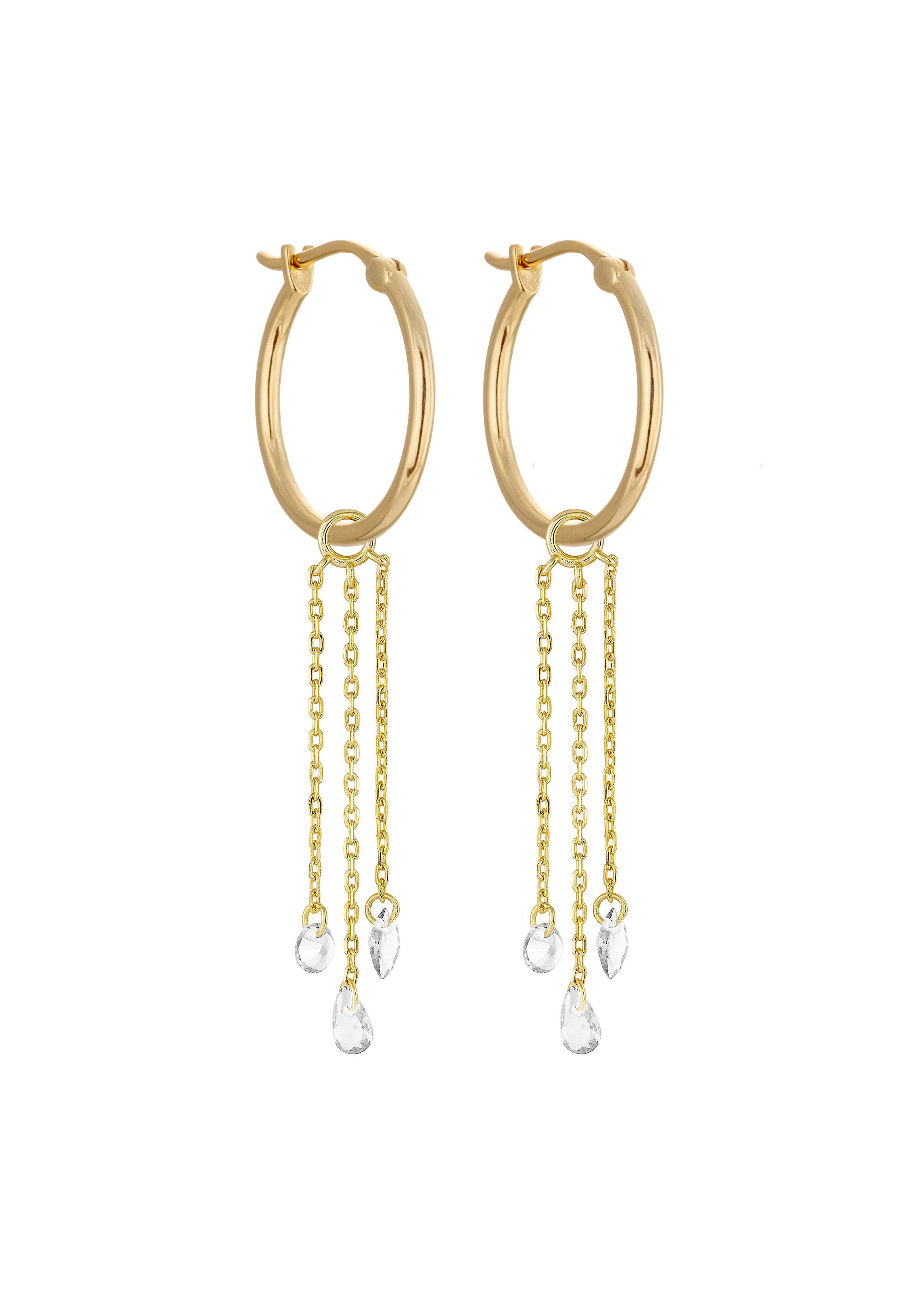 20mm Gold Hoop Candy Drop White.png