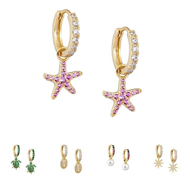 ⭐️🌟⭐️ Gorgeous new charms online now ⭐️🌟⭐️ All of our charms fit all of our hoops so you can mix and match our jewellery for everyday happy 🌟😊🌟 #earrings #earringcharms #huggies #bling #affordablebling #jewelleryforeverydayhappy
