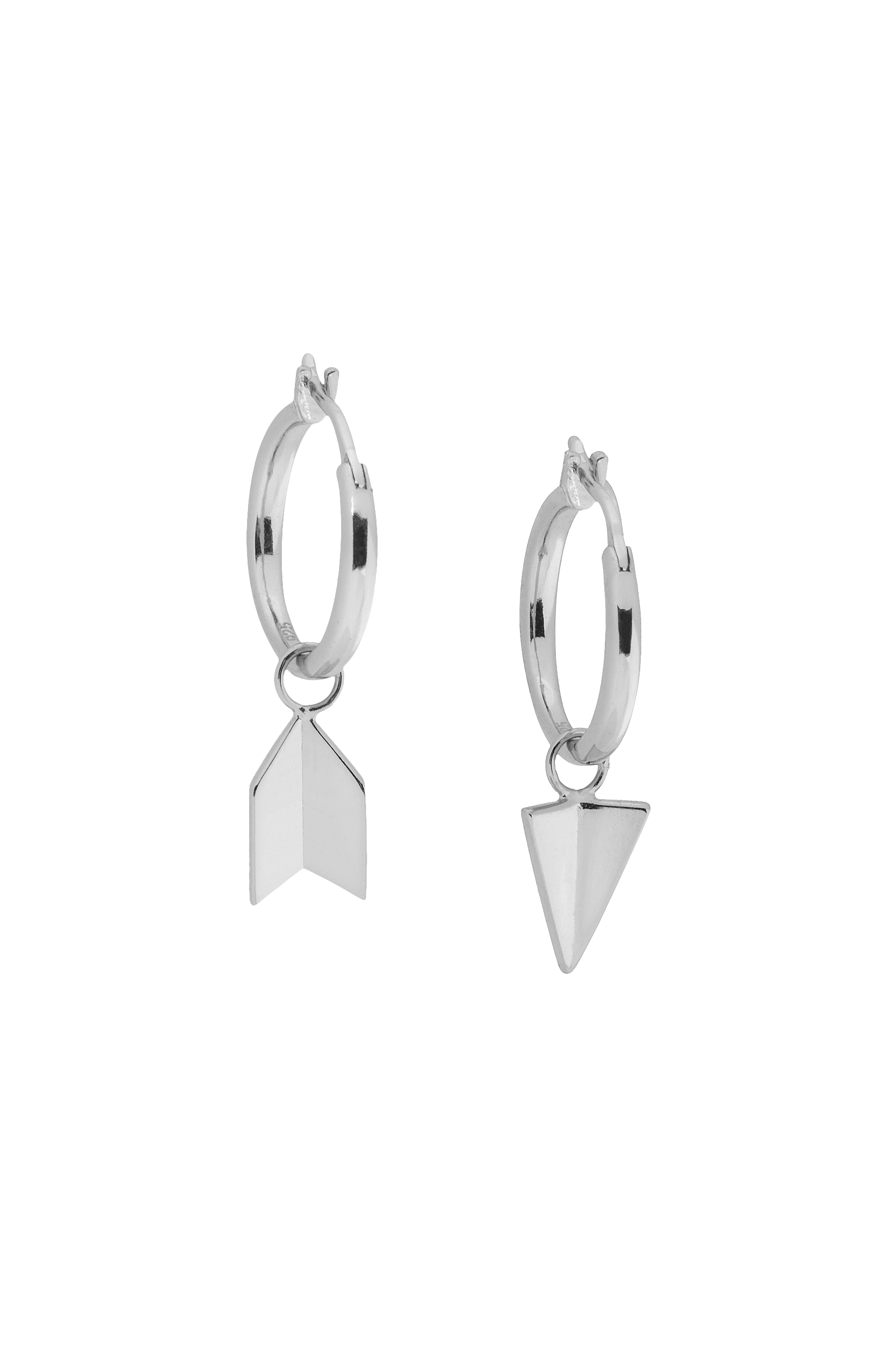 Liliput silver Hoops with silver inverted arrows.png