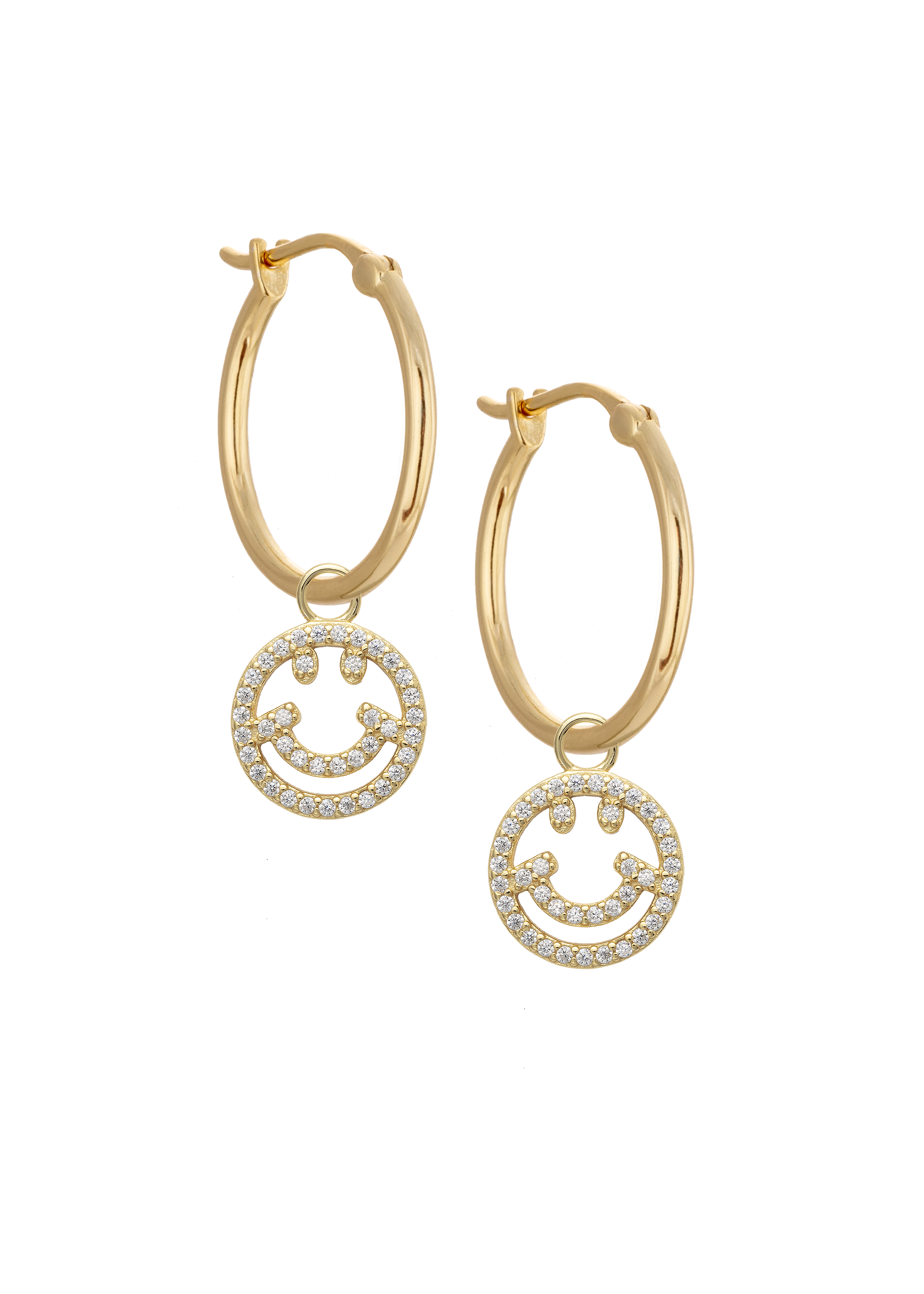 20mm Gold Hoops with zirconia smiles.png
