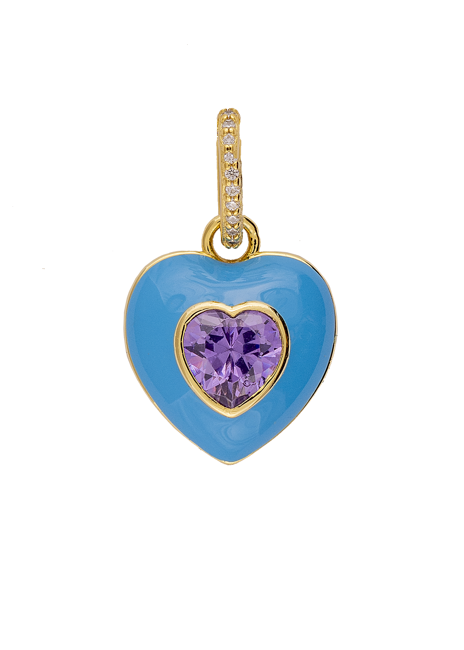 Turquoise Enamel Heart pendnat .png