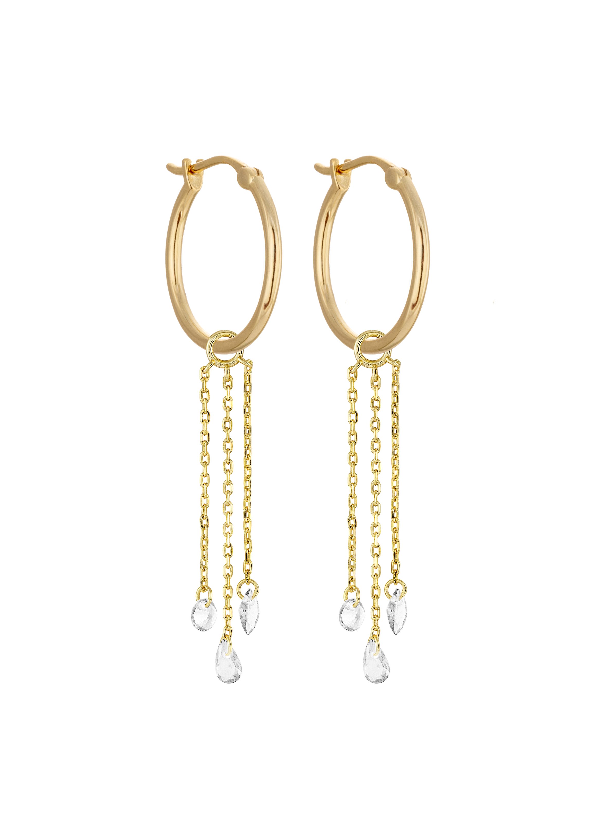 20mm Gold Hoop Candy Drop White.png