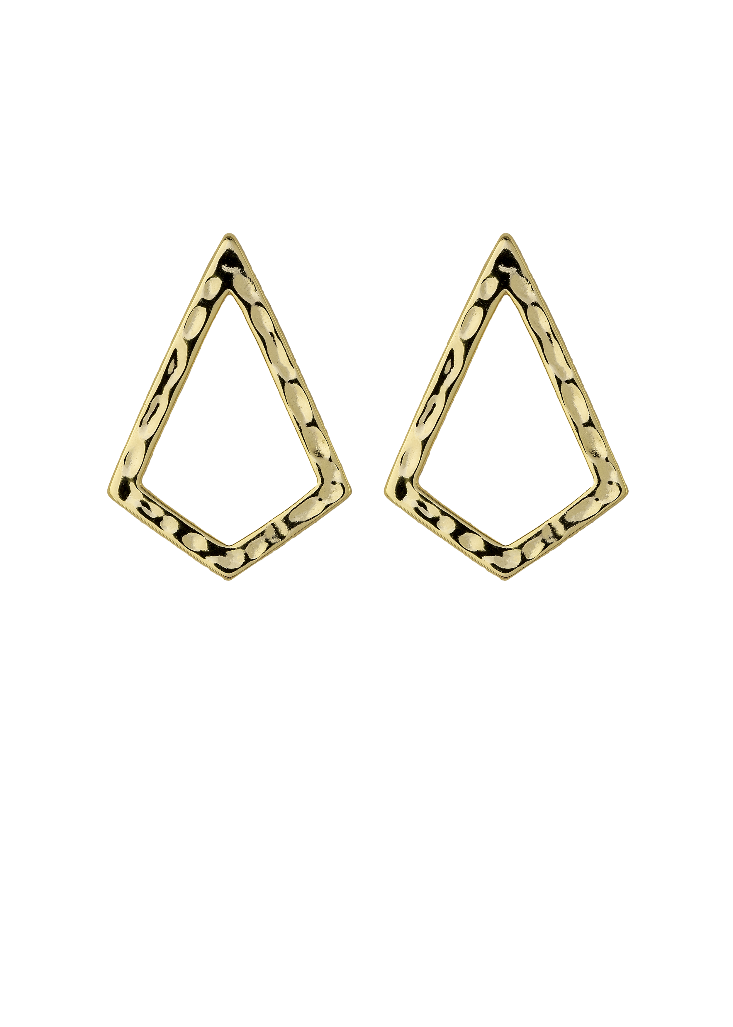Hammered Deco Earrings