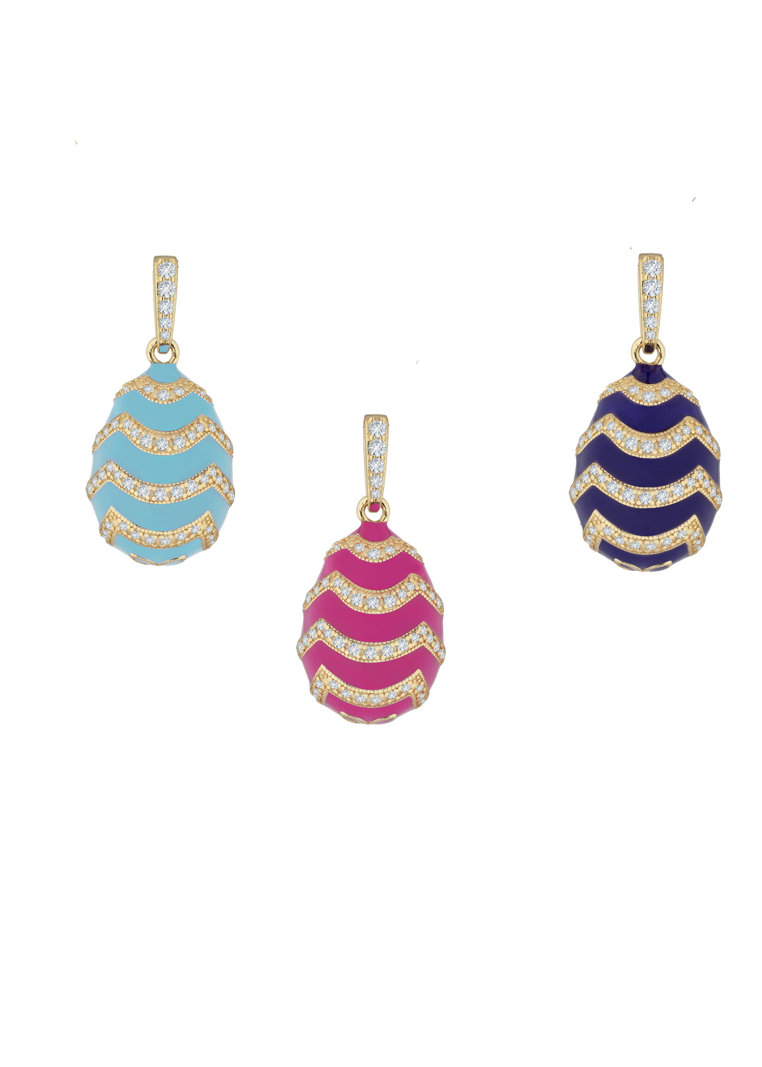 Scalloped  Enamel Egg