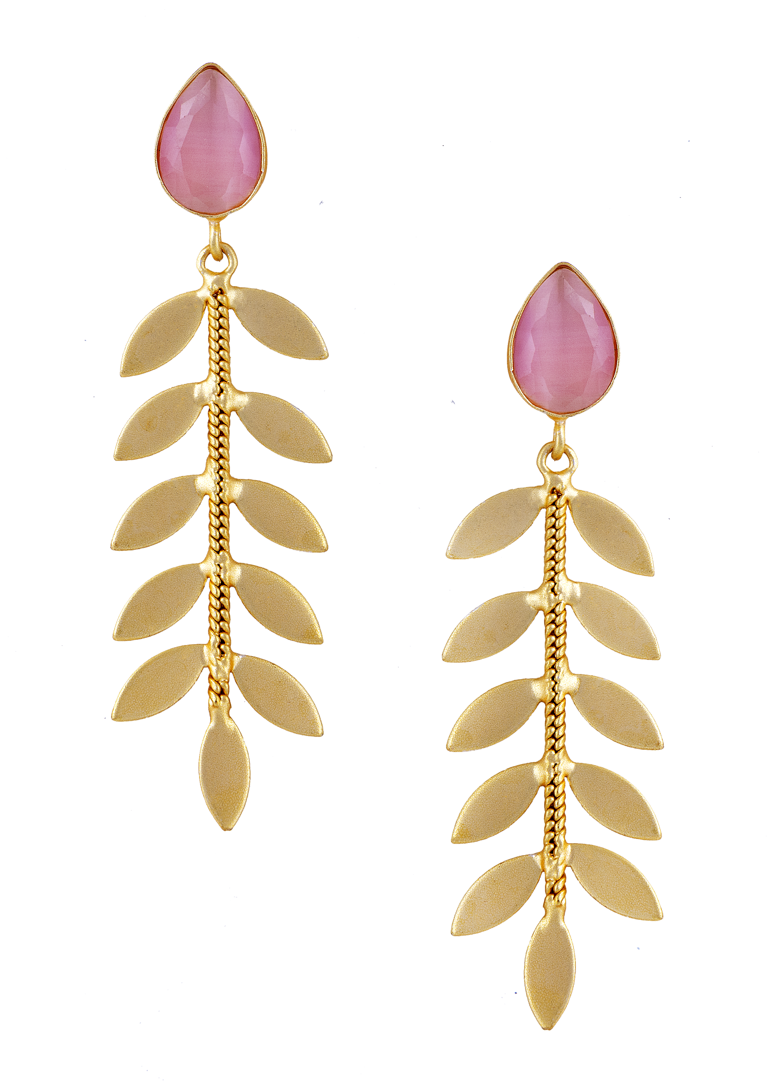 Laxmi Leaf Earrings