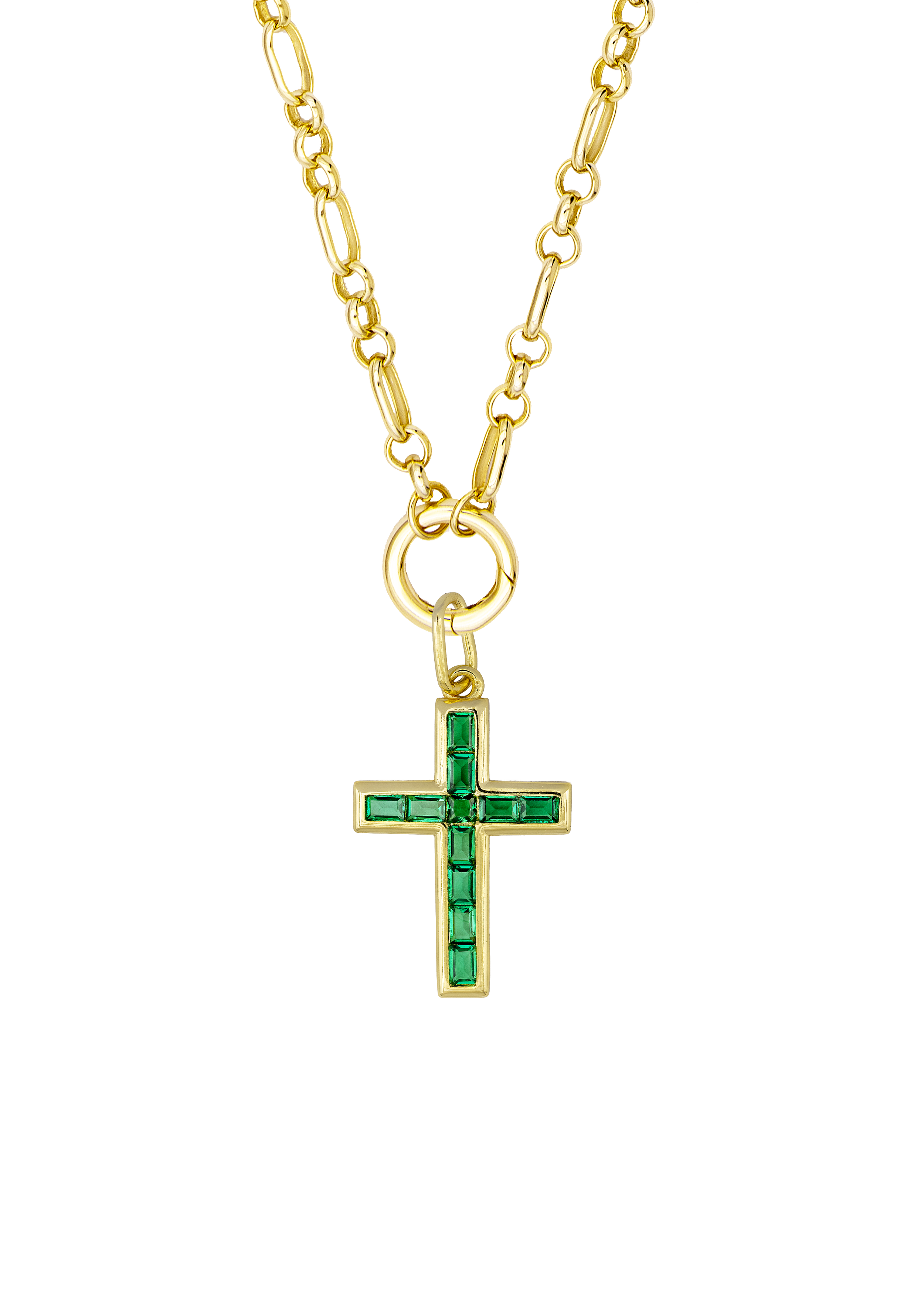 Emerald Cross French Link Chain 1.png