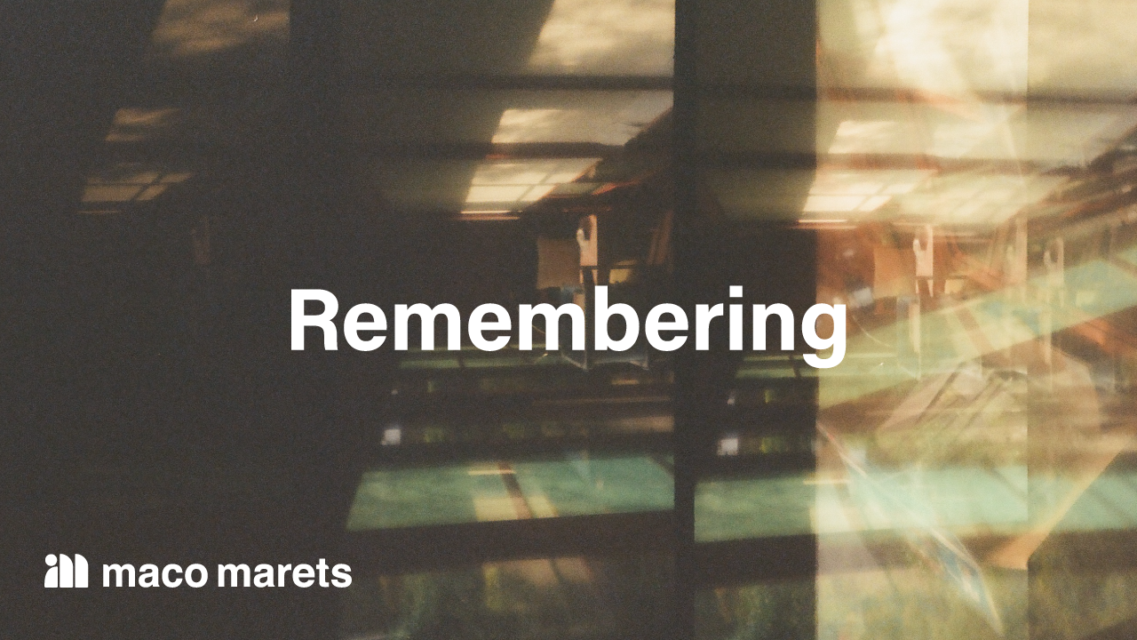 【NEWS】maco marets "Remembering" ミュージックビデオ公開（RELEASE）