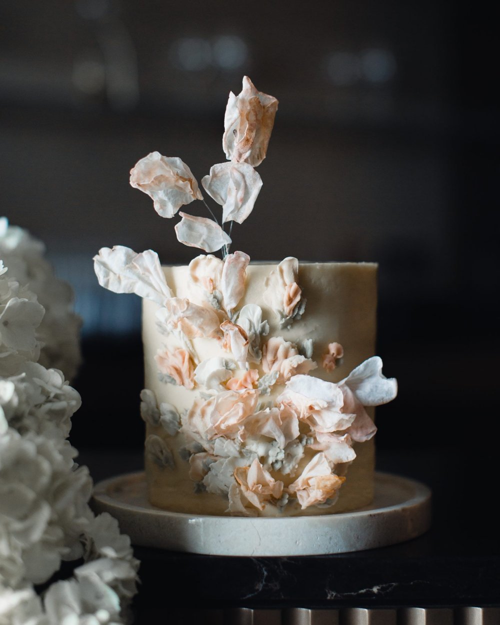 Buttercream wedding cake Sugarplum Bakes London