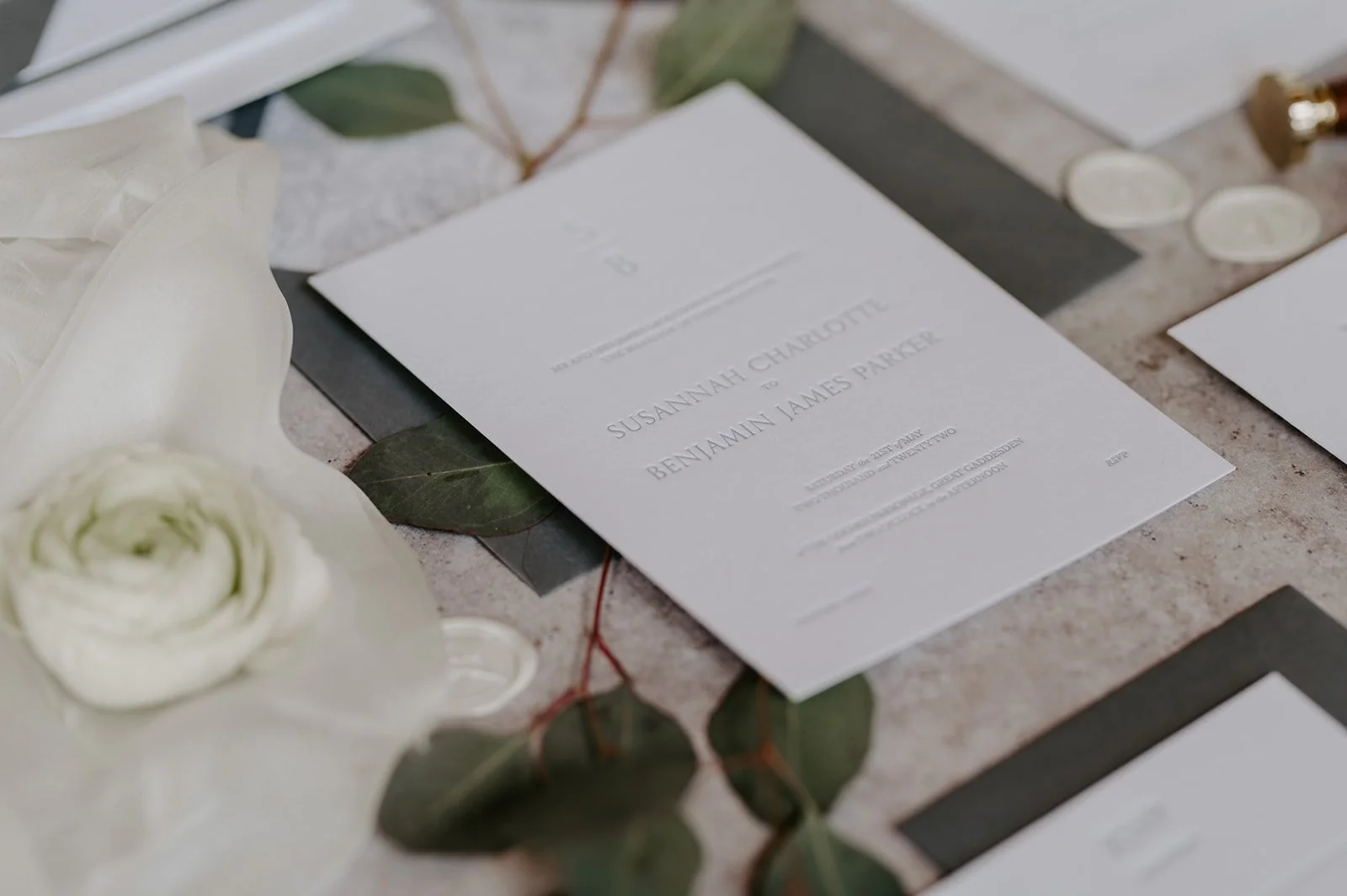 Semi Custom & PreDesigned Letterpress Wedding Invitations — Ink & Paper