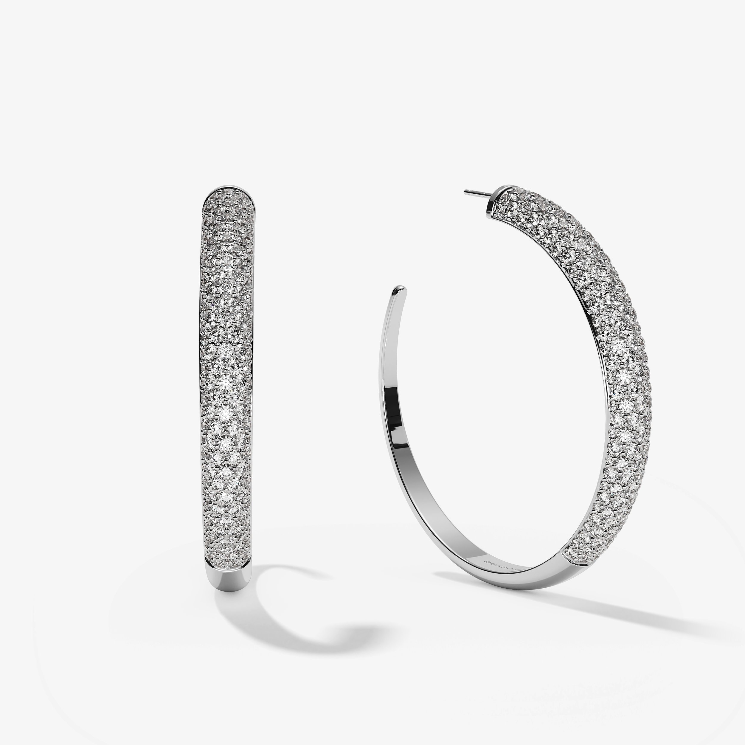 Small Fancy Shape Diamond Hoop Earrings – Nicole Rose Fine Jewelry