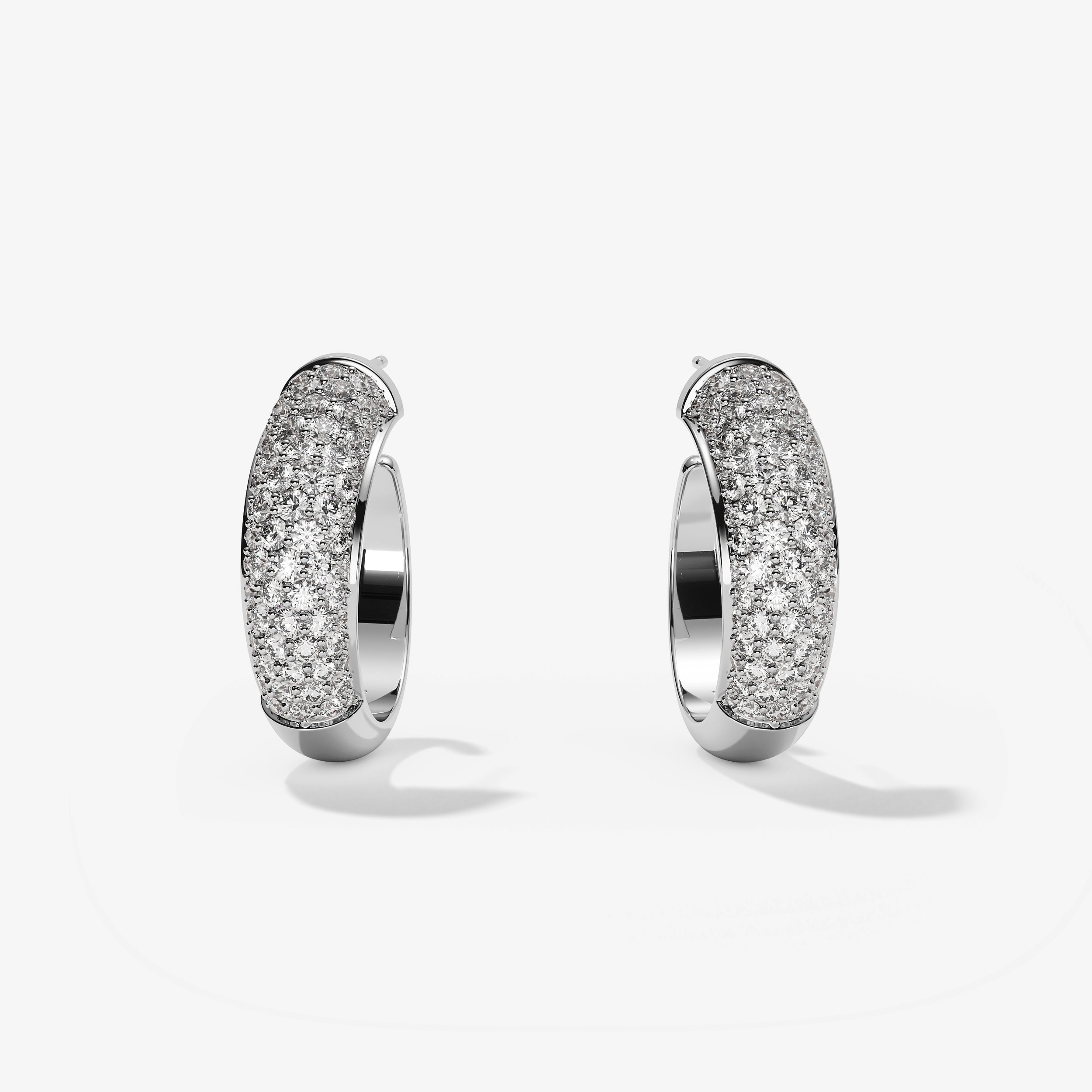 Diamond Hoop Earrings I 64Facets Fine Diamond Jewelry – 64Facets-India