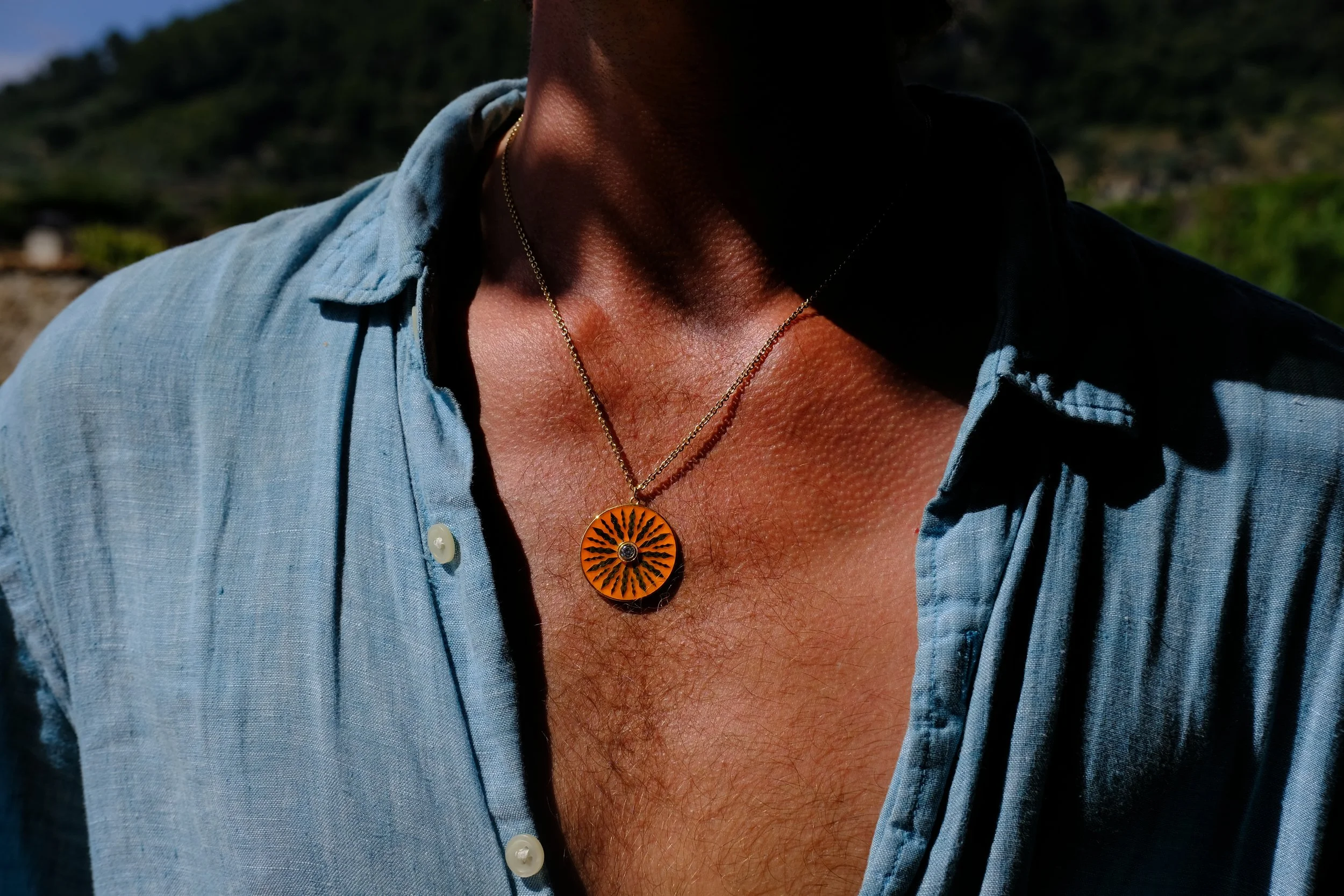 Mokola Large Kudu Necklace