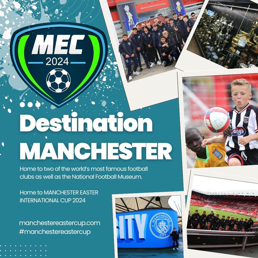 EASTER 2024 🏆 New Balance Manchester Easter Cup 🏆
Friday 29th March - Girls &amp; Women's Open Age
Saturday 30th &amp; Sunday 31st March - Boys &amp; Girls U7, U8, U9, U10
Saturday 30th &amp; Sunday 31st March - Boys &amp; Youth U11 - U16
Fantastic