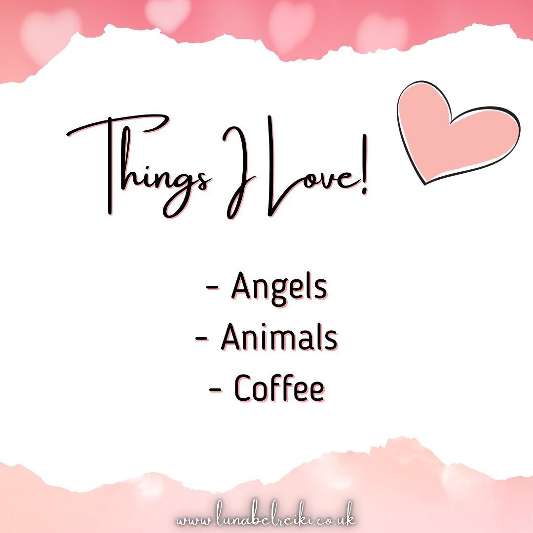How about you?! 🥰

Let me know 3 things you love in the comments! 💗💗💗

#love #gratitude #appreciation #thankyouangels #thankyouuniverse #raiseyourvibration #alignyourvibes #fun #happiness #joy #uplift #empower #motivation #angels #animals #coffee