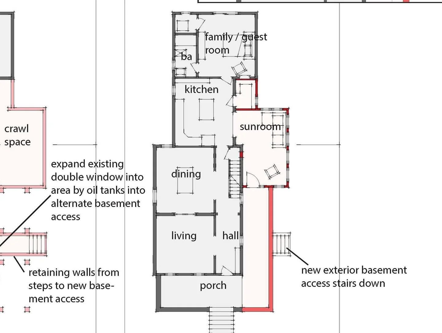Sunrooms and porches.

Who doesn&rsquo;t love both of those things!? This sweet family needed a little bit of extra space to sit together, play games, and just relax. Their main goals were to create a new sunroom/family room area, find much needed st