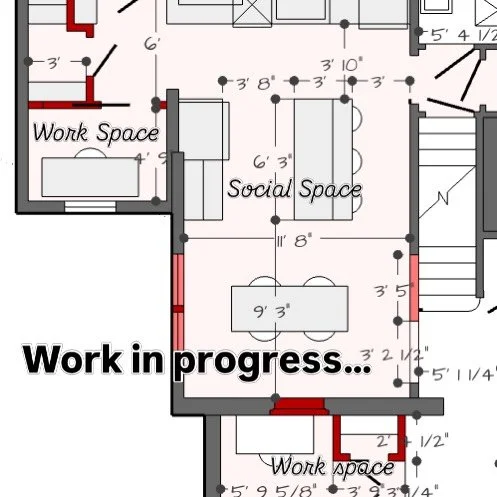 Exciting change options for this great family home. One of the goals of this renovation is creating more social, gathering, cooking space balanced with the need for work and office space.

Just a sneak peek for now.  Stay tuned.

#urbanrowdesign #his