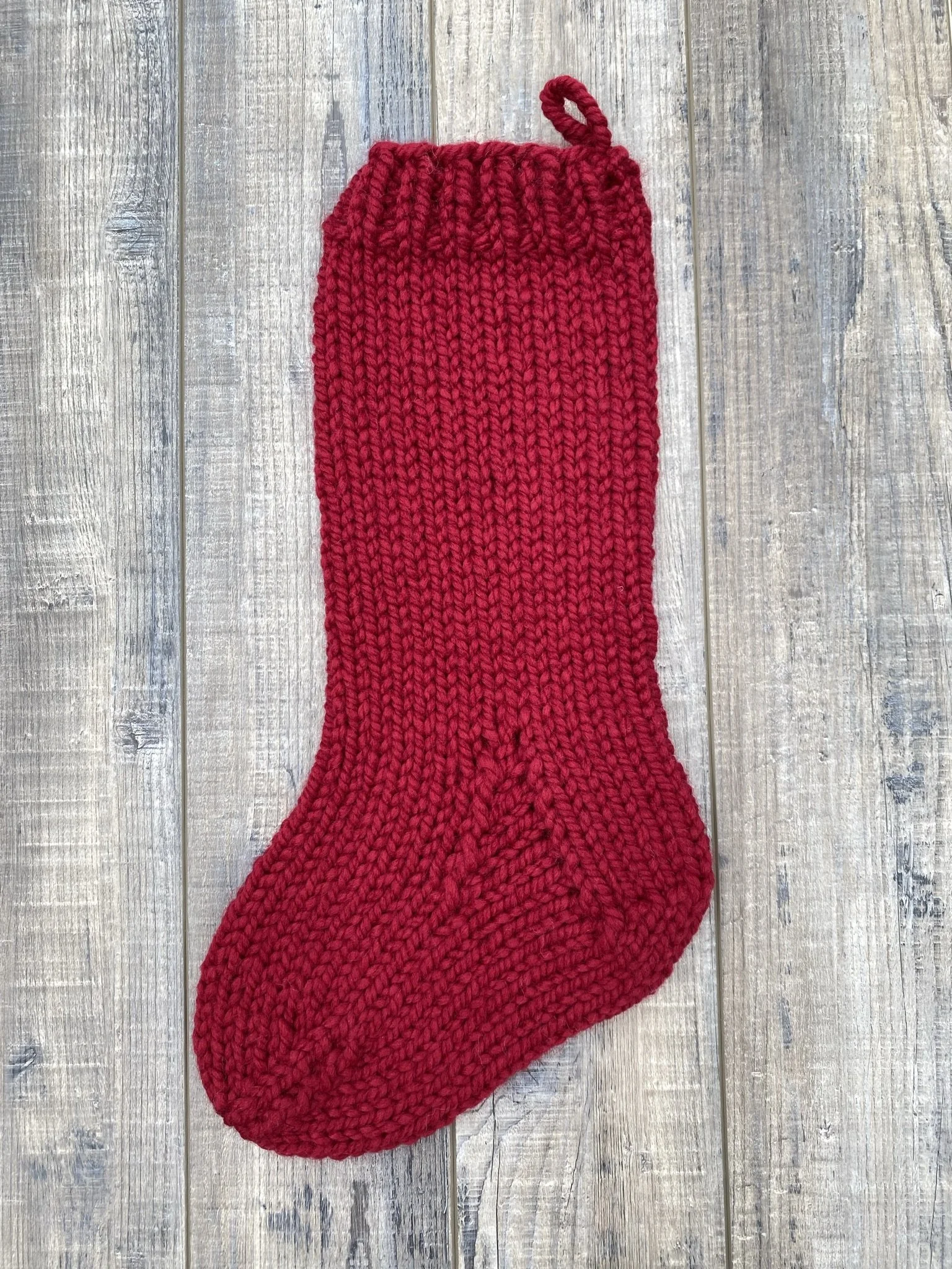 Chunky Knit Christmas Stocking