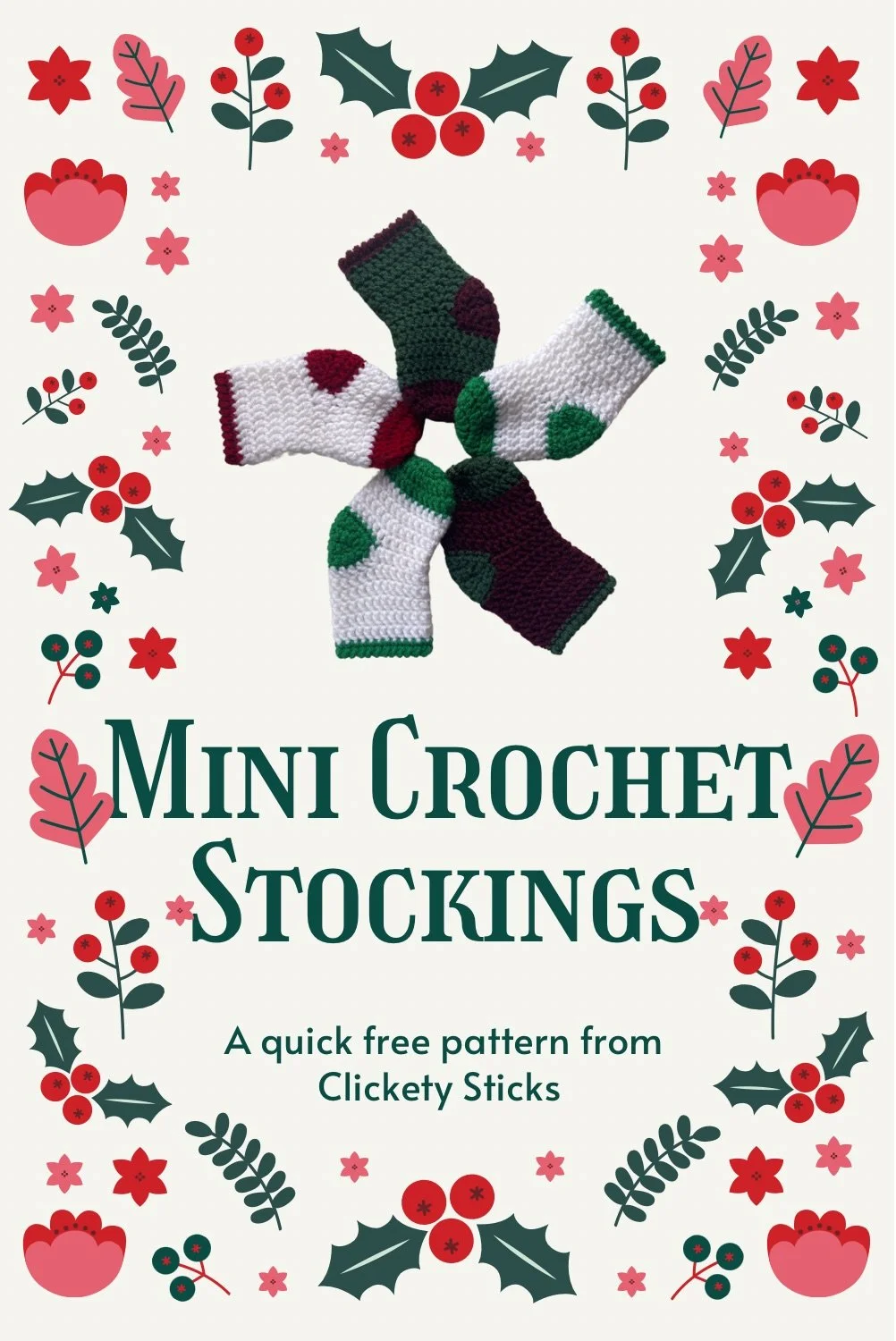 Simple Mini Crochet Stockings