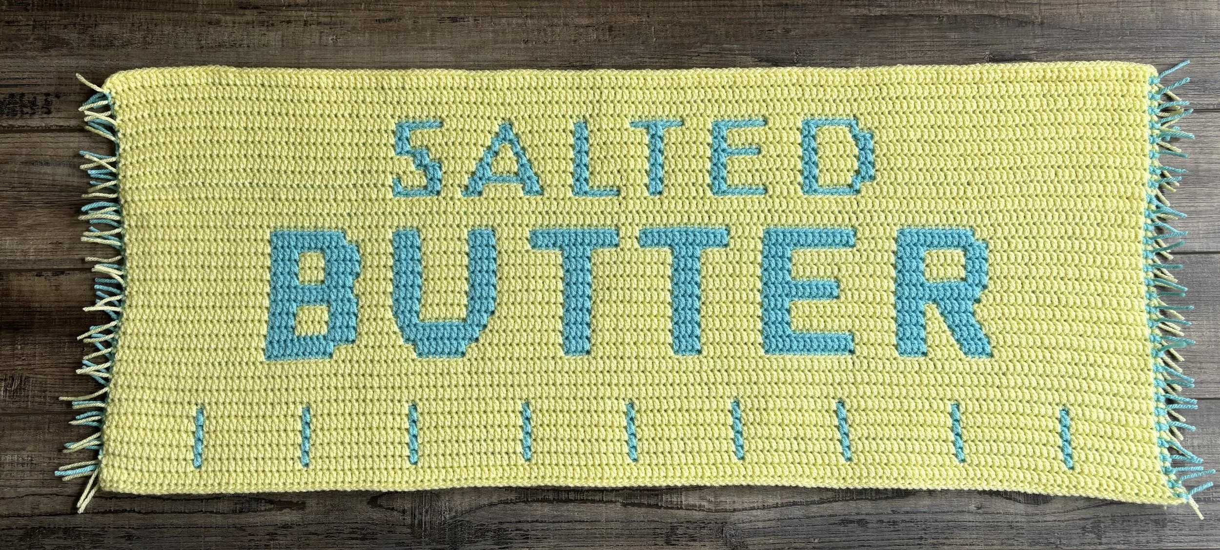 Stick of Butter Mosaic Crochet Pattern