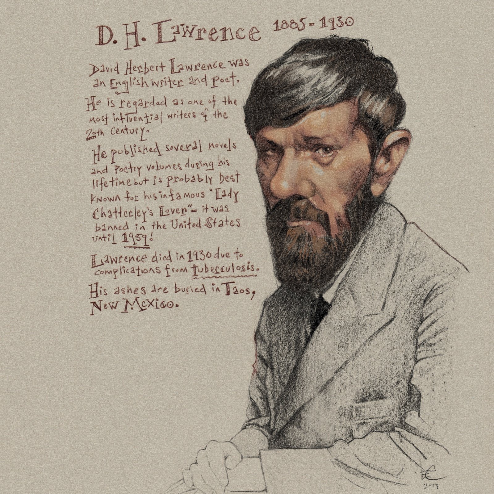 D.H. Lawrence - September 11, 1885