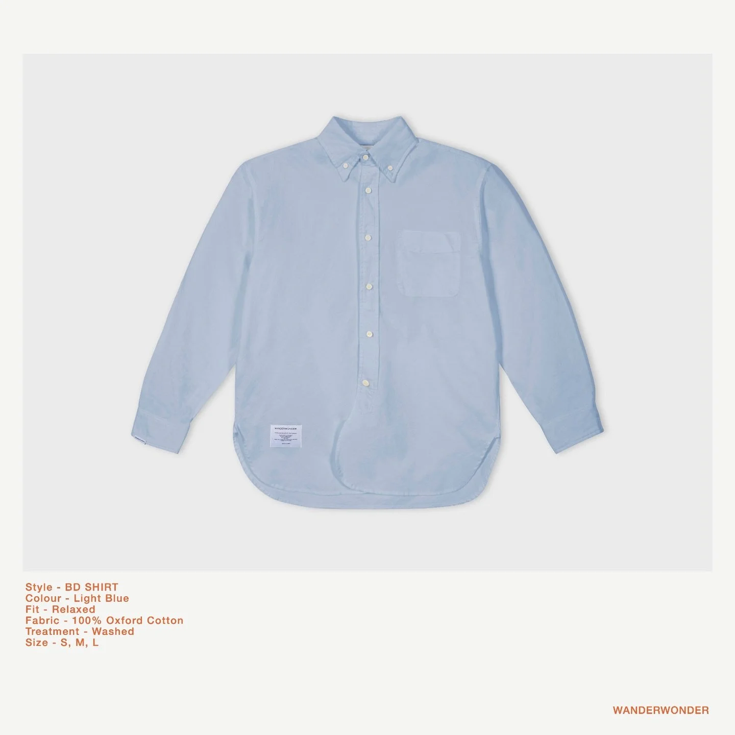 BD SHIRT - Light Blue.