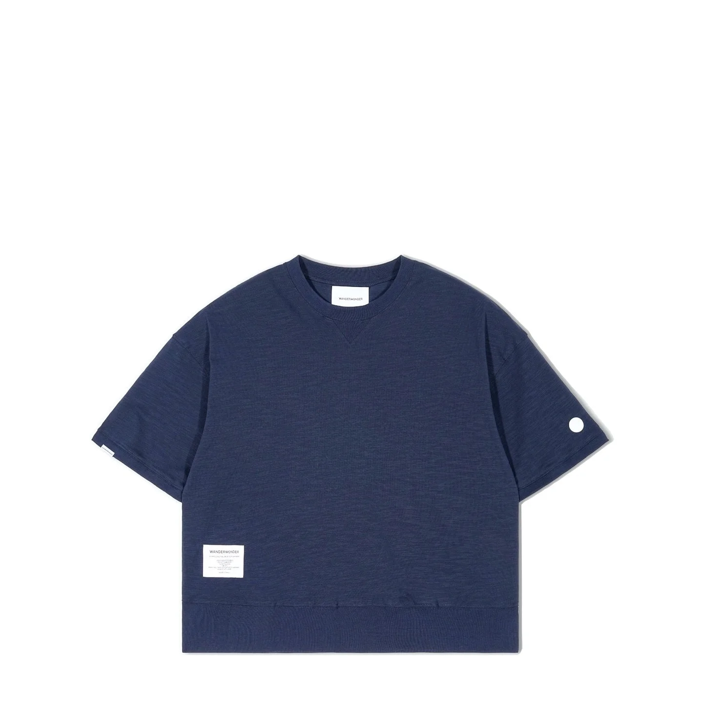 WWBAMBOOSWEATSS - Navy. 

Made with 100% Bamboo cotton. 

Experience the ultimate in comfort with our 
Bamboo cotton Short Sleeve Sweat crafted from 100% bamboo cotton. 

The fabric is luxuriously soft, breathable, and features a smooth, textured fin