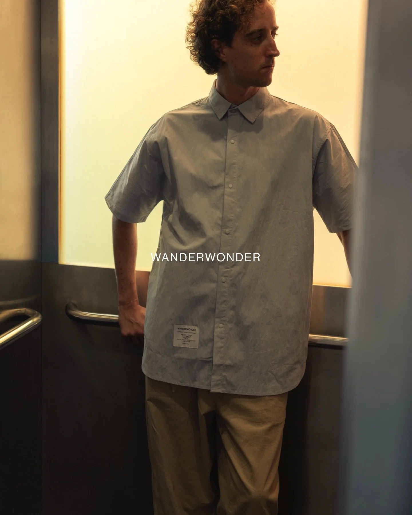 Short Sleeve Overshirt (Light Blue) 

100% cotton | Wrinkle resistant fabric | Silicon logo emblem | Relaxed fit | Snap button closure | Hidden side pockets near hem. 

Photos by @formpractice